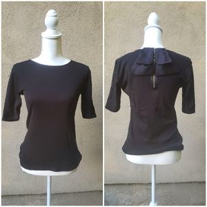 Ann Taylor Black Top Size M